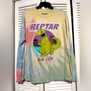 Nickelodeon Reptar tie dye Long Sleeve shirt
